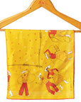 Silk Scarf - “Buck Up Buckaroo” - Square Neck & Hair Scarf
