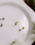 Bow Flat Back Studs