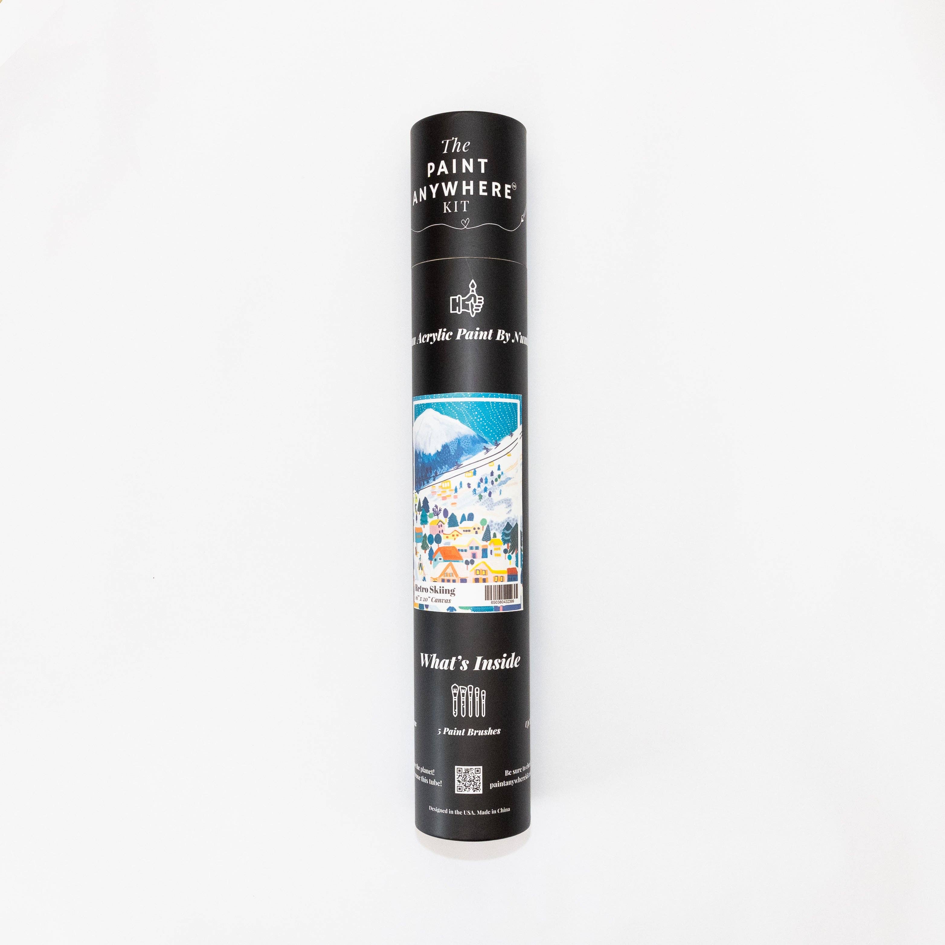 Retro Ski by Hebe Studio Paint by Numbers Deluxe