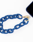 Celine Beaded Chain Link Bag & Phone Accessory Lapis