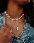 Dolly Boot Necklace: Gold