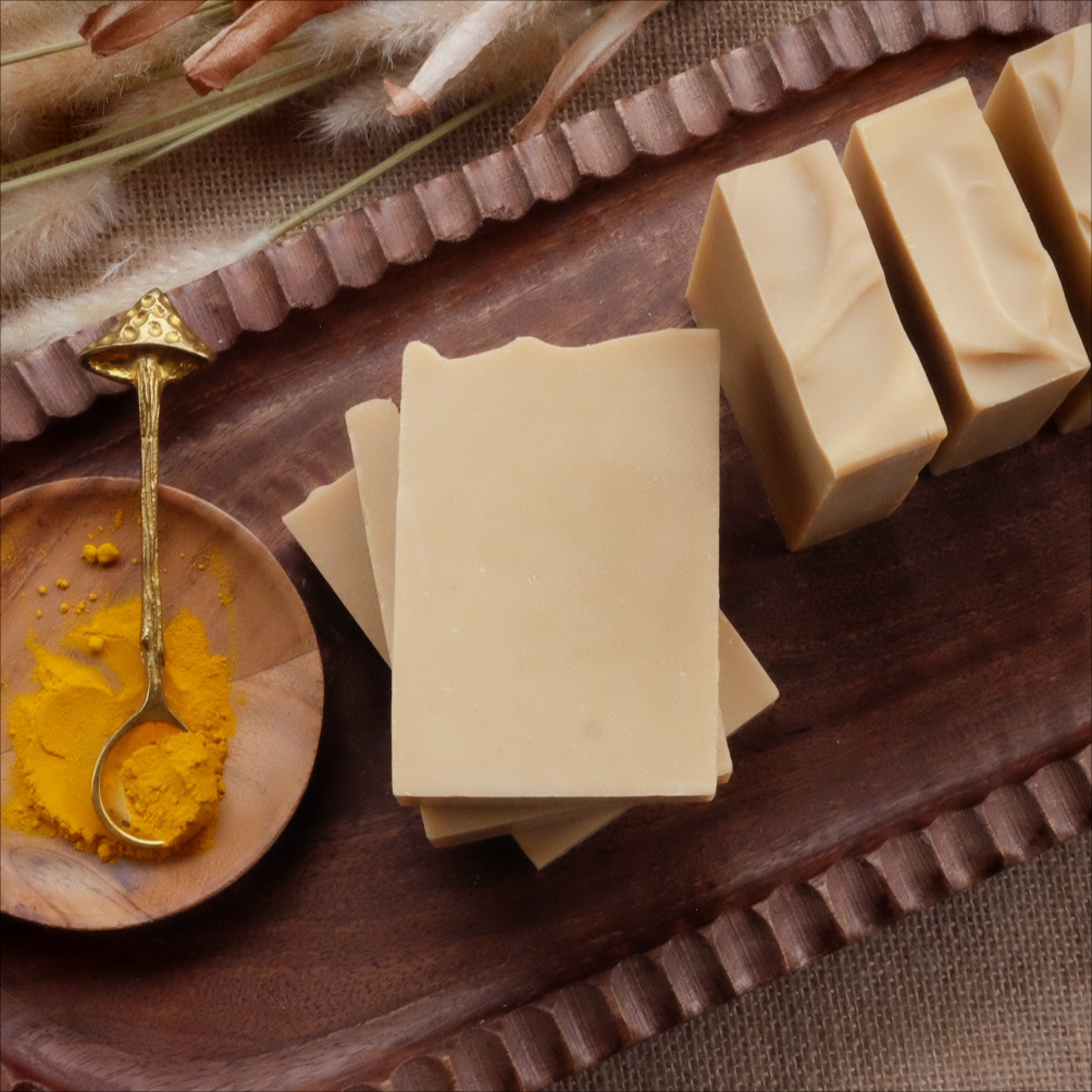 Golden Milk: Unscented Turmeric Coconut Milk Soap