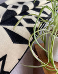 Awa Throw Blanket - Natural / Black | home decor | Spring De