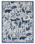 Whimsical Woods Navy Mini Blanket