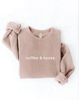 COFFEE AND BOOKS Graphic Sweatshirt