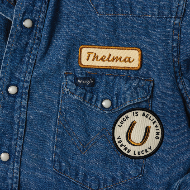 "thelma" Vintage Inspired Iron On Name Patch