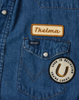 "thelma" Vintage Inspired Iron On Name Patch
