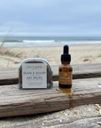 Lymphatic drainage face brush & fountain of youth serum set