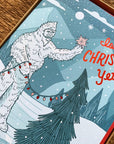 Christmas Yeti Card