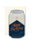 Birthday Brew die-cut folded Greeting Card