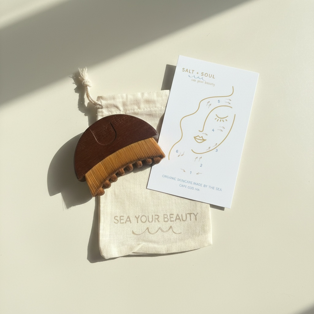 Lymphatic drainage face brush | plastic free