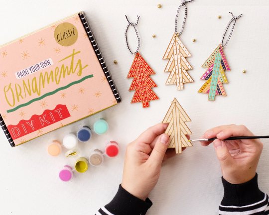 DIY Paint Your Own Christmas Tree Ornament Kit