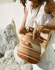 Small Terracotta Sisal Basket Bag