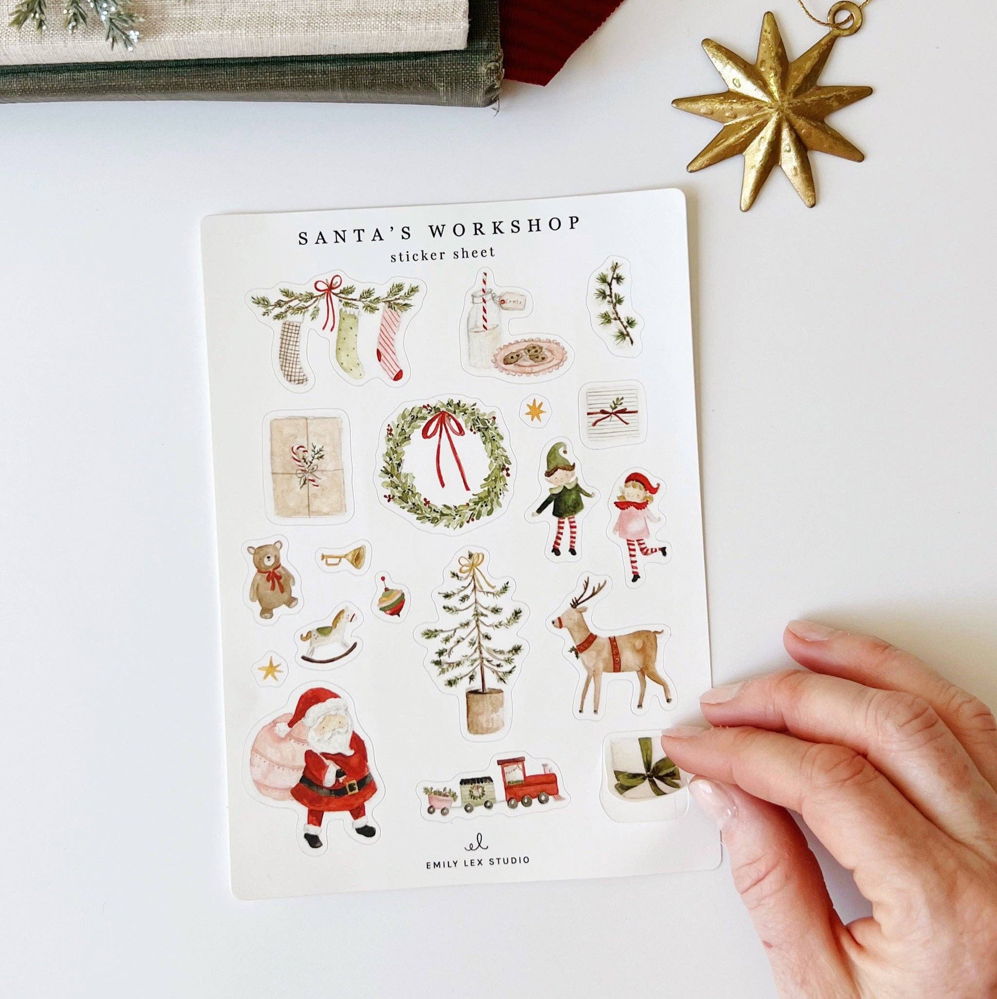 Santa&#39;s Workshop Sticker Sheets