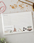 Christmas baking recipe cards