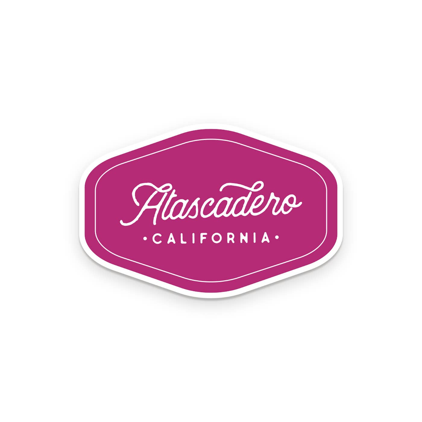 Philipsburg Stamp Sticker Script Sticker