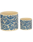 Blue Terracotta Flower Pots Large