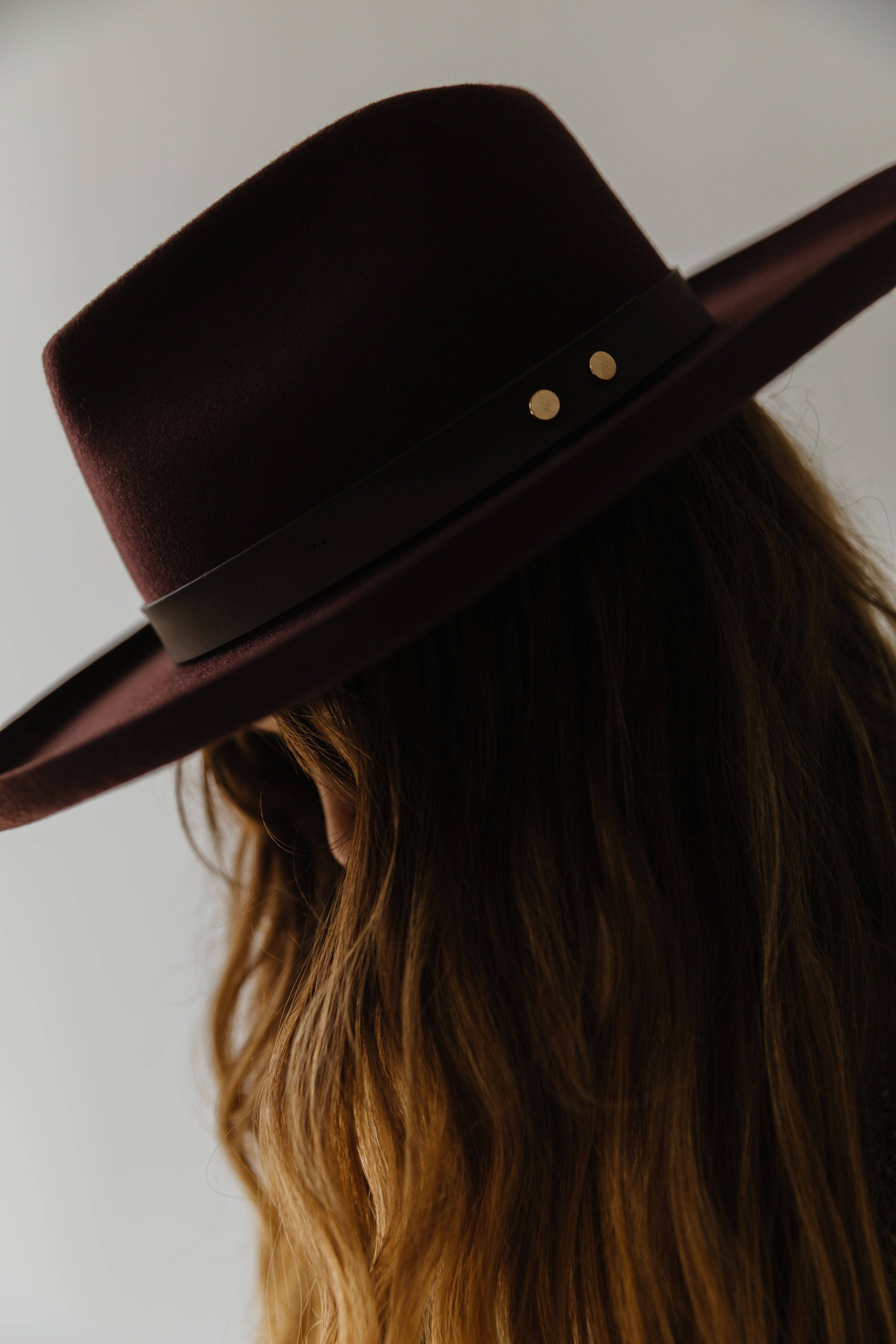 Luca Pencil Brim Teardrop Fedora - Gigi Pip