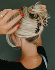Skinny Tan Tortoise Claw Clip