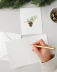 Evergreen notecard set
