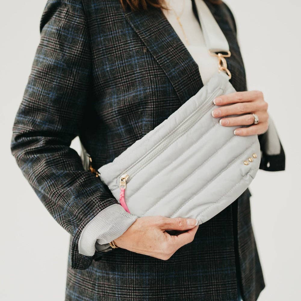 Jolie Puffer Black Bum Bag