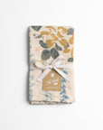 Homebody Cotton Linen Tea Towel | Wild Rose Wreath Floral