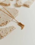 Dolly Boot Necklace: Gold