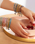 Chromacolor Miyuki Bracelet Trio - Bronze Multi/Gold