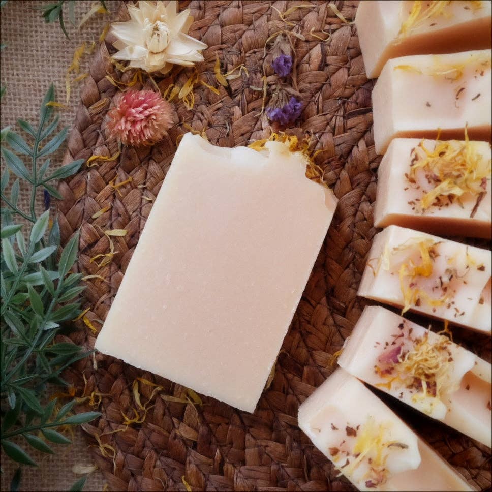 Solara: Geranium, Lavender &amp; Litsea Coconut Milk Soap