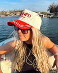 Tanned & Tipsy - Red Vintage Trucker Hat