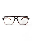 Oversized Square Aviator Blue Light Glasses