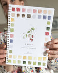 Fruit watercolor workbook