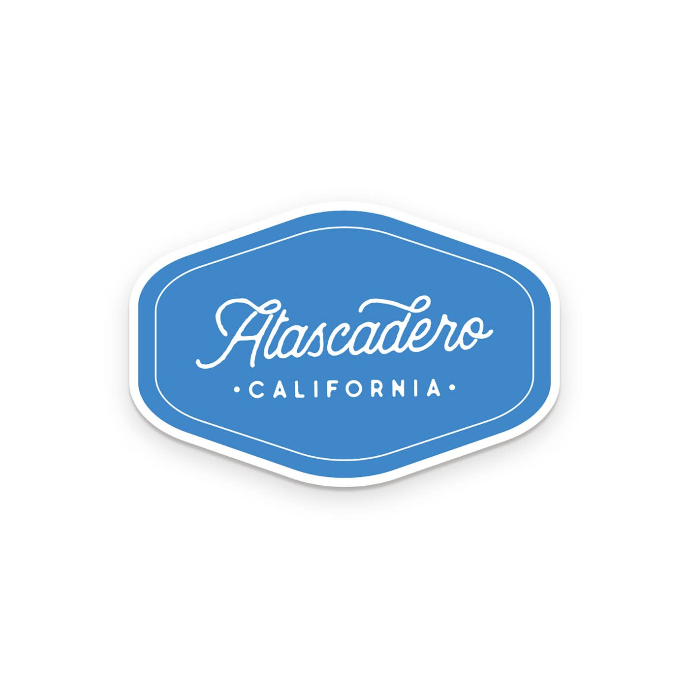 Philipsburg Stamp Sticker Script Sticker