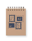 Custom City Stamp Mini Jotter Notebook