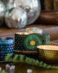 Blue Spruce 15oz Shimmer Candle 2 wick