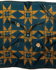 Silk Scarf - “Love Your Neighbor” - Square Neck & Hair Scarf