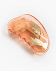 California Poppy Claw - Orange Acetate Flower Hair Clip