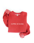 COFFEE AND BOOKS Graphic Sweatshirt