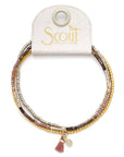 Chromacolor Miyuki Bracelet Trio - Bronze Multi/Gold