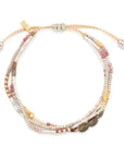 Mixed Media Bracelet - Magic/Labradorite/Gold