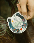 Wild Horse Shoe Vinyl Sticker