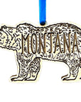 Montana Grizzly Ornament