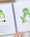 Animals watercolor workbook