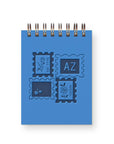 Custom City Stamp Mini Jotter Notebook