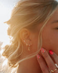 Dolly Boot Hoops: Gold