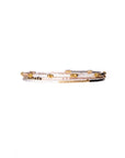 Set/3 Miyuki Beaded Stretch Bracelets (Black/Pink/White)