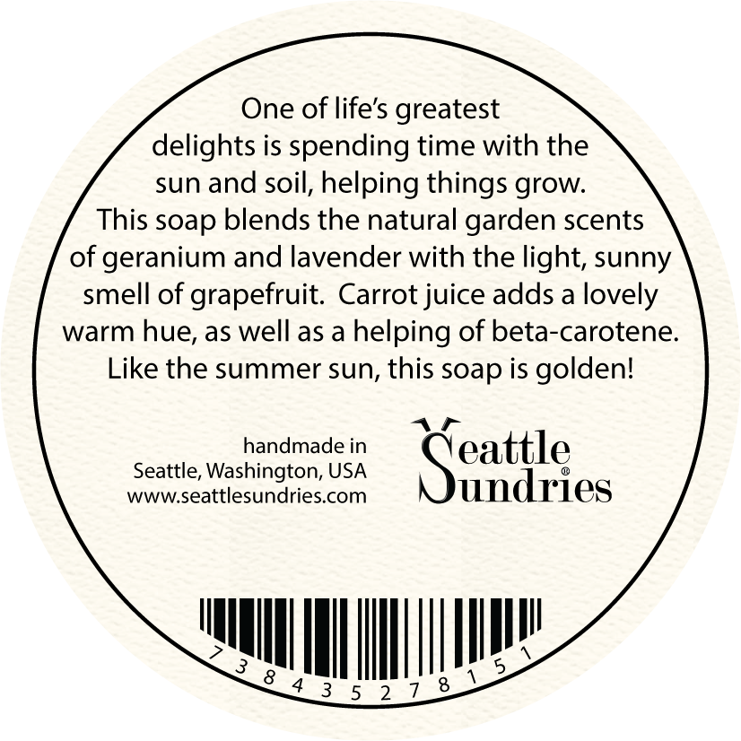 Gardener&#39;s Gold Soap