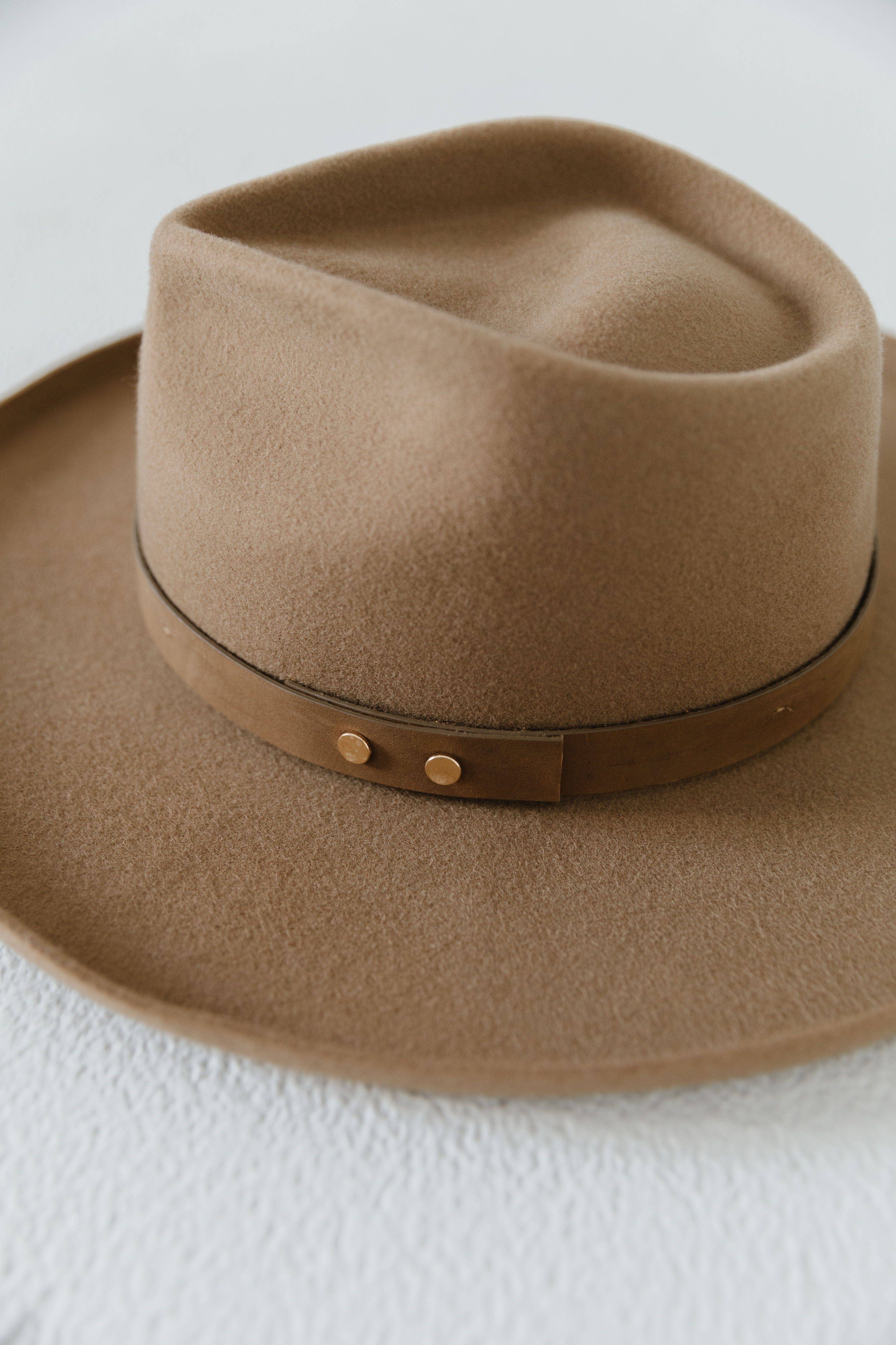 Luca Pencil Brim Teardrop Fedora - Gigi Pip