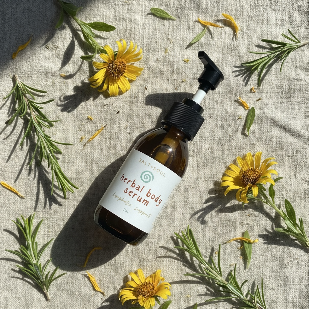 Lymphatic support body oil | Organic body serum