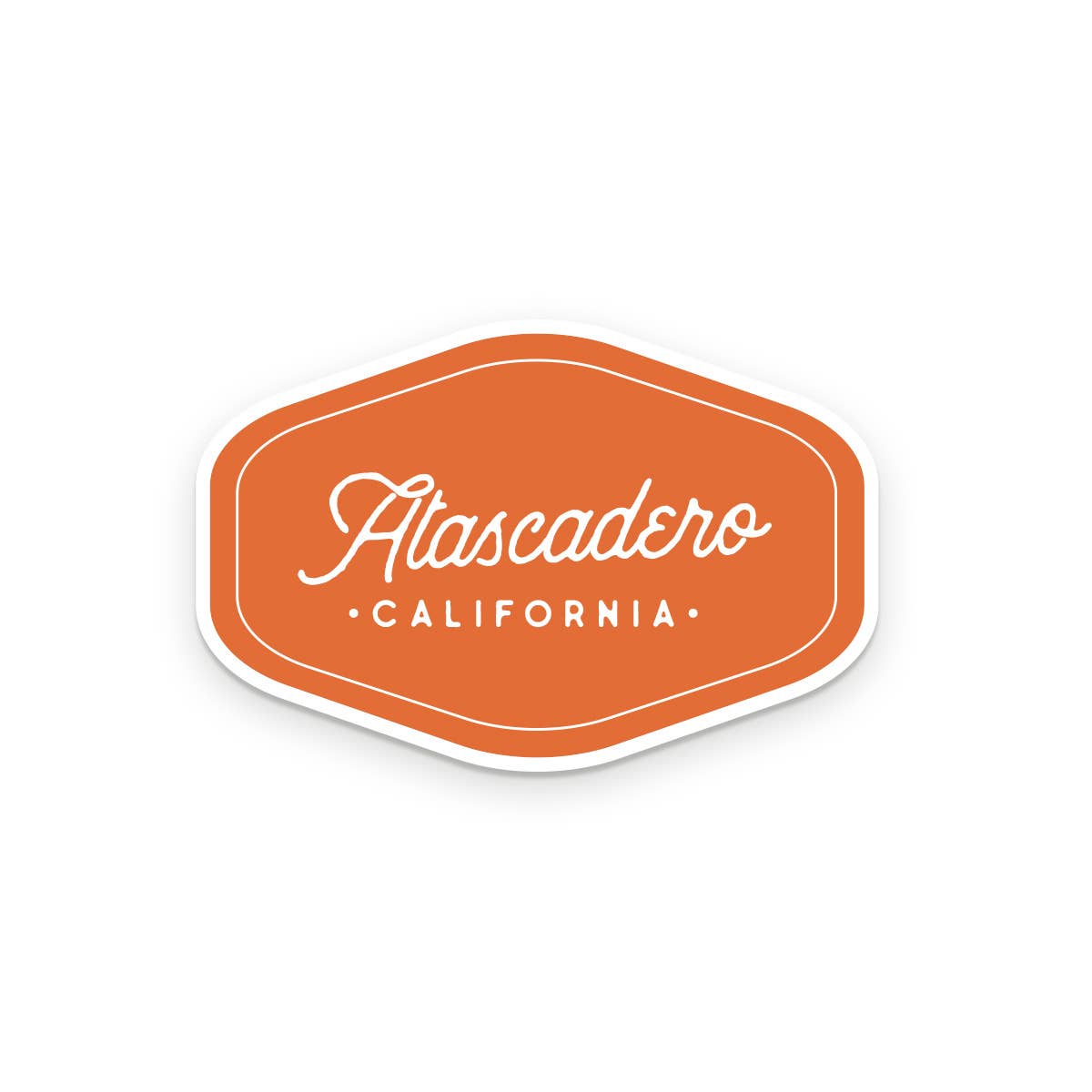 Philipsburg Stamp Sticker Script Sticker